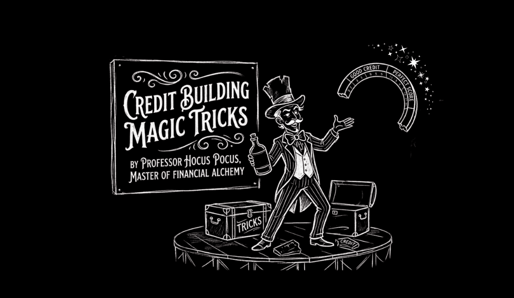 Magician promoting dubious credit building tricks