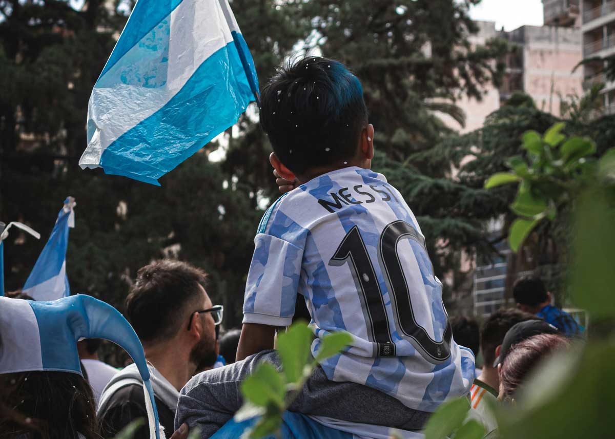 Argentina fans from the last FIFA World Cup. This year, Canada, Mexico, and the United States are hosting, and tickets are getting expensive.