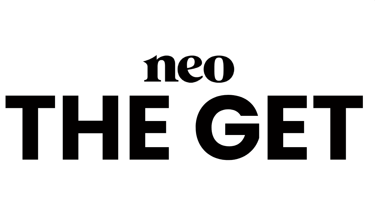 "Neo" logo and "The Get" title