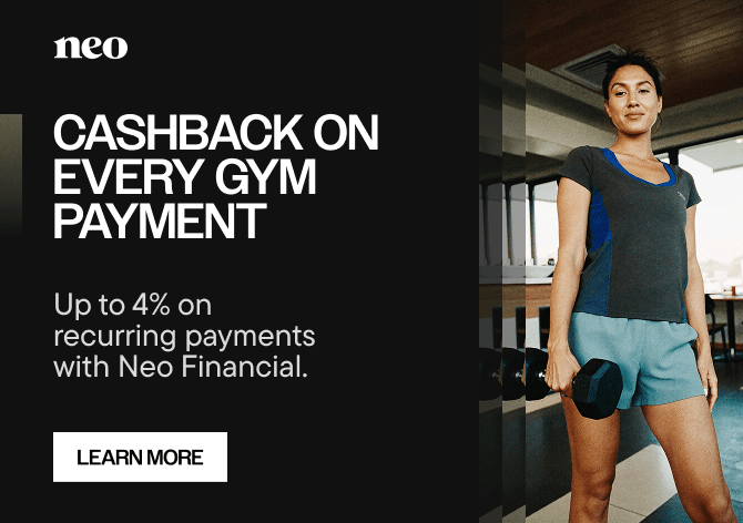 Cashback on every gym payment