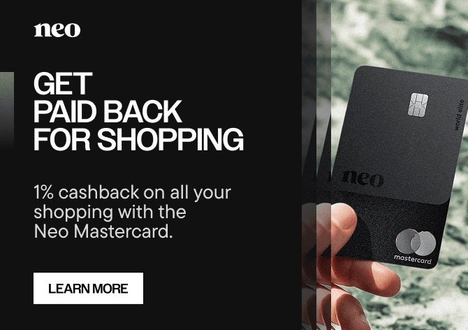 Neo's cashback card