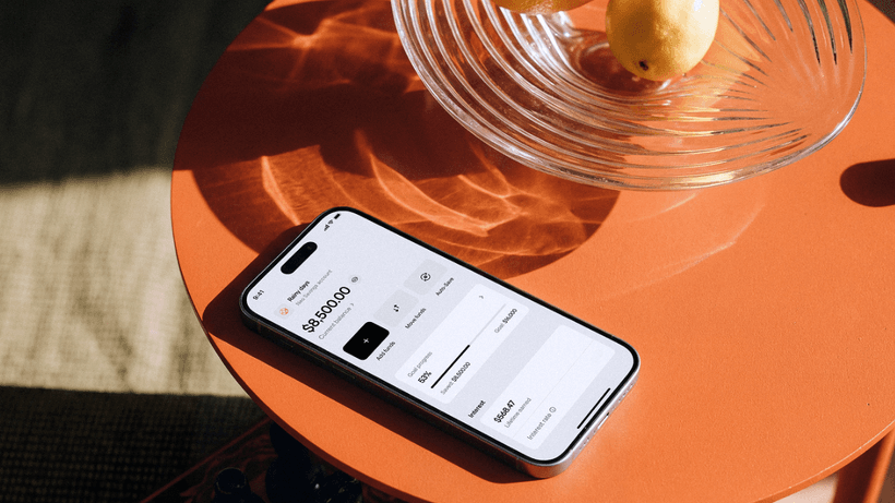 A phone showing a Neo app screen opened on a person's Neo Savings account, one of the best high-interest savings accounts in Canada.