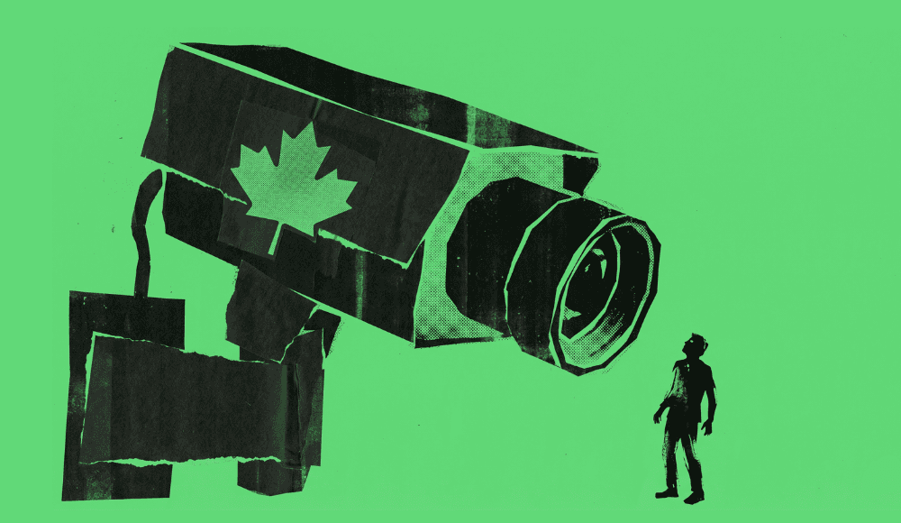 A giant camera from the CRA focused on a specific tax payer