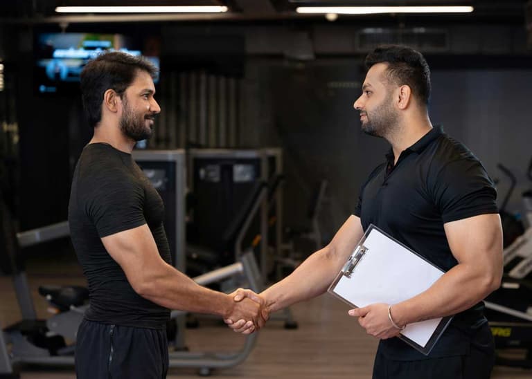 A Canadian man at a gym who just signed a continuous service contract, not realizing the terms for cancelling his membership. Similar process applies for phone plan, streaming and more.