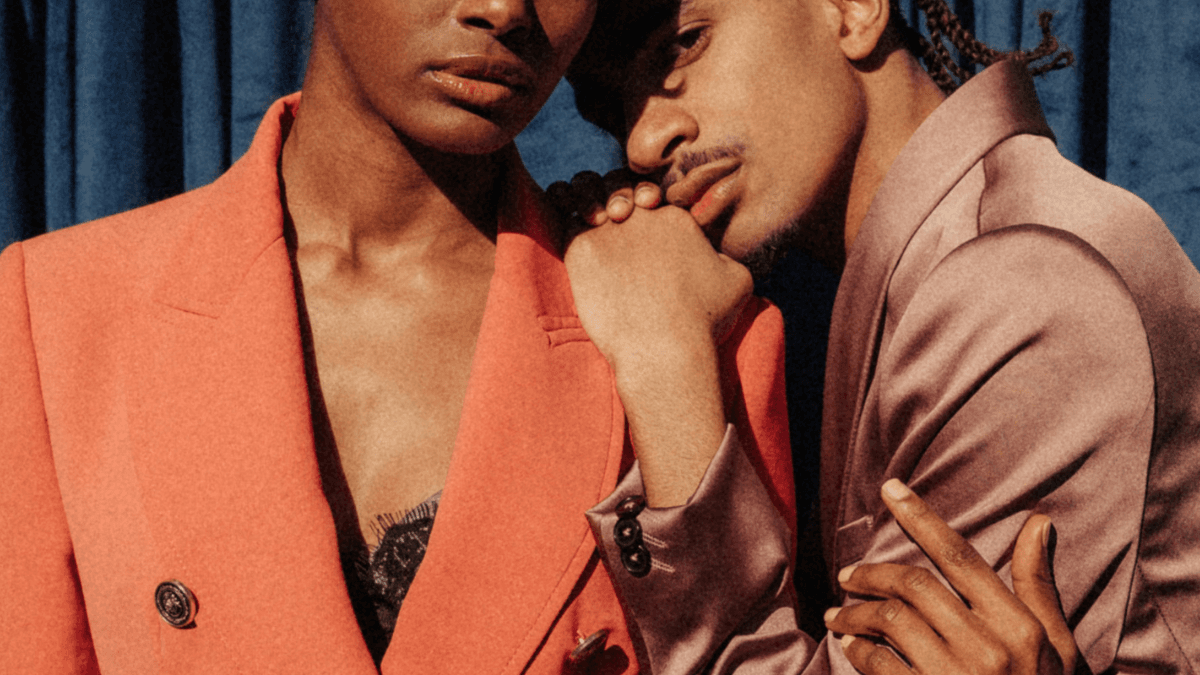 A couple leaning in close to each other, representing how one's personal bankruptcy can impact their spouse