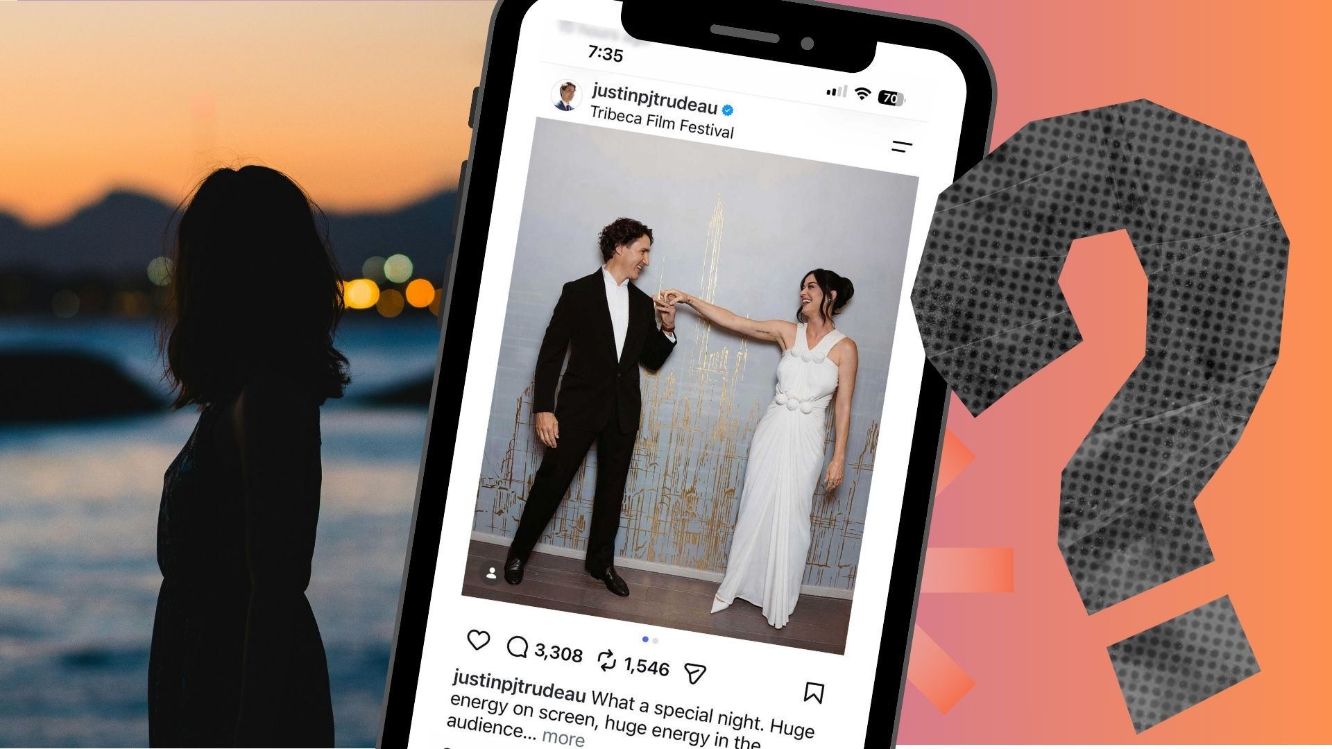 An iconic hard launch on social, with Justin P. Trudeau and Katy Perry, and a silhouette of Canadian woman as she ponders setting herself up financially before marriage.